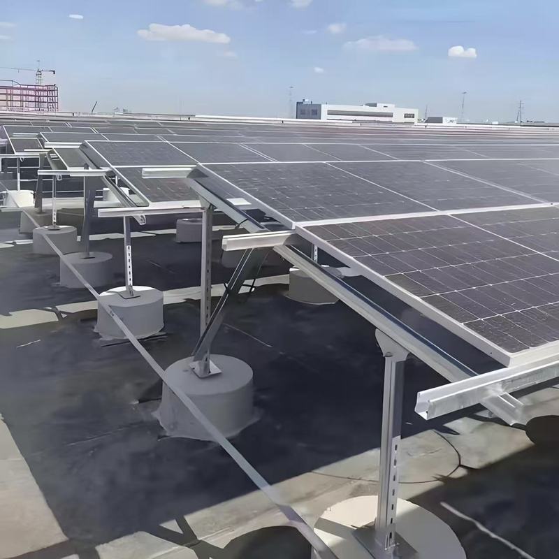 소금 지붕에 태양 전지 패널 지붕 장착 브래킷 상업용에 쉽고 빠르게 설치