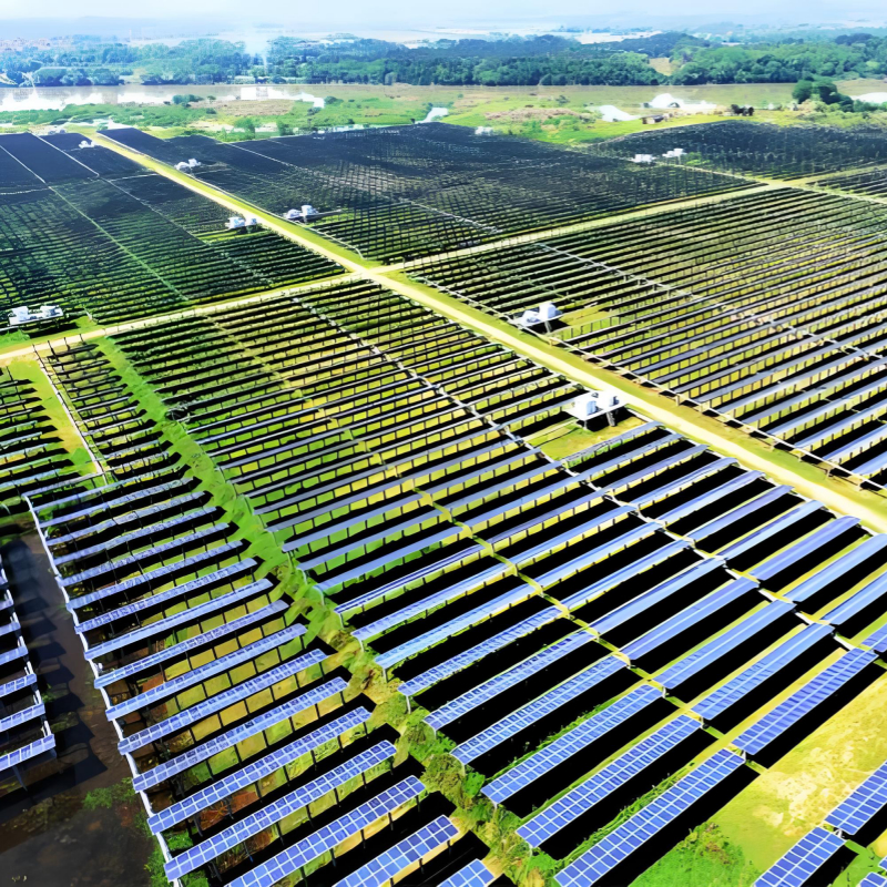 지면 고정형 강풍 저항 PV 브래킷 프레임, 고하중 지지 및 부식 방지
