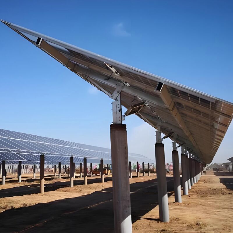 견고한 진열제철로 만든 지상 태양광 장착 브래킷