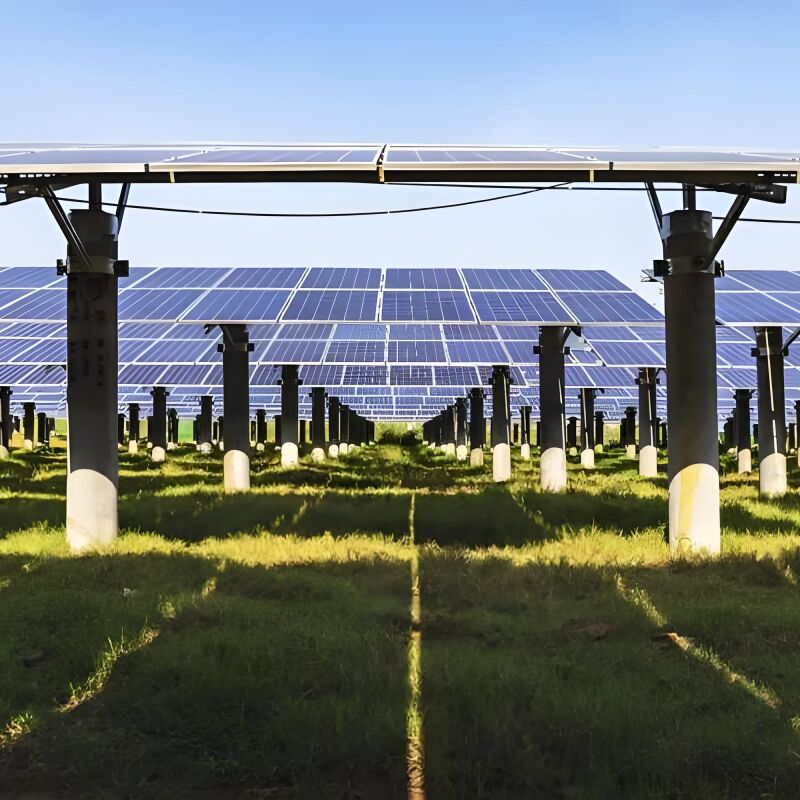 Ground Solar Mounting Brackets Designed for Large Scale Solar PV Installations with Easy Onsite Assembly and Adjustment